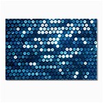  shiny blue sequins Postcard 4 x 6  (Pkg of 10)