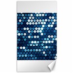  shiny blue sequins Canvas 40  x 72 