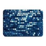  shiny blue sequins Plate Mat