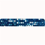  shiny blue sequins Small Bar Mat