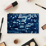  shiny blue sequins Cosmetic Bag (Medium)