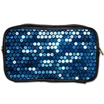  shiny blue sequins Toiletries Bag (One Side)