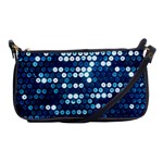  shiny blue sequins Shoulder Clutch Bag