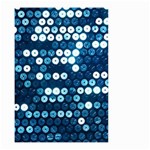  shiny blue sequins Small Garden Flag (Two Sides)