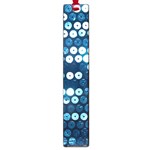  shiny blue sequins Large Book Mark