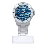  shiny blue sequins Plastic Nurses Watch