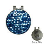  shiny blue sequins Golf Ball Marker Hat Clip