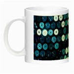  shiny blue sequins Night Luminous Mug