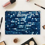  shiny blue sequins Cosmetic Bag (Large)