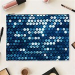  shiny blue sequins Cosmetic Bag (XL)