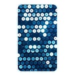  shiny blue sequins Memory Card Reader (Rectangular)