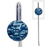  shiny blue sequins Book Mark