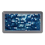  shiny blue sequins Memory Card Reader (Mini)