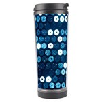  shiny blue sequins Travel Tumbler