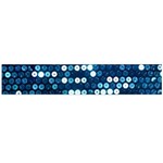  shiny blue sequins Flano Scarf (Large)