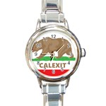 Calexit Round Italian Charm Watch