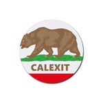 Calexit Rubber Coaster (Round)