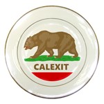 Calexit Porcelain Plate