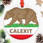 Calexit Round Ornament (Two Sides)