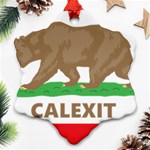 Calexit Snowflake Ornament (Two Sides)