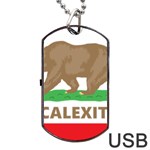 Calexit Dog Tag USB Flash (One Side)