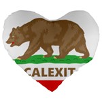 Calexit Large 19  Premium Heart Shape Cushion