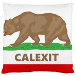 Calexit Large Flano Cushion Case (One Side)