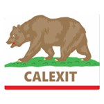 Calexit Double Sided Flano Blanket (Large)