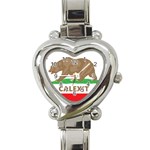 Calexit Heart Italian Charm Watch