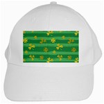 St Patricks Golden Shamrocks White Cap