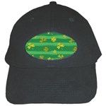 St Patricks Golden Shamrocks Black Cap