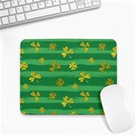 St Patricks Golden Shamrocks Small Mousepad