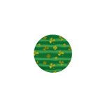 St Patricks Golden Shamrocks 1  Mini Button