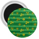 St Patricks Golden Shamrocks 3  Magnet