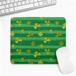 St Patricks Golden Shamrocks Large Mousepad