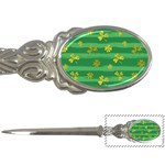 St Patricks Golden Shamrocks Letter Opener