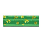 St Patricks Golden Shamrocks Sticker (Bumper)