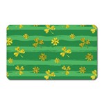 St Patricks Golden Shamrocks Magnet (Rectangular)