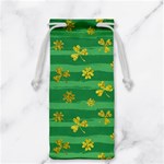 St Patricks Golden Shamrocks Jewelry Bag