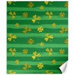 St Patricks Golden Shamrocks Canvas 20  x 24 