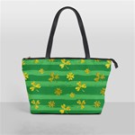 St Patricks Golden Shamrocks Classic Shoulder Handbag