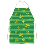 St Patricks Golden Shamrocks Full Print Apron