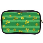 St Patricks Golden Shamrocks Toiletries Bag (Two Sides)