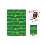 St Patricks Golden Shamrocks Playing Cards (Mini)