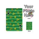 St Patricks Golden Shamrocks Playing Cards 54 (Mini)