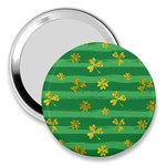 St Patricks Golden Shamrocks 3  Handbag Mirror