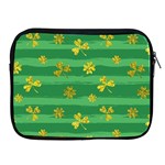 St Patricks Golden Shamrocks Apple iPad Zipper Case