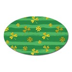 St Patricks Golden Shamrocks Magnet (Oval)