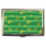 St Patricks Golden Shamrocks Cigarette Money Case