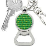 St Patricks Golden Shamrocks Bottle Opener Key Chain